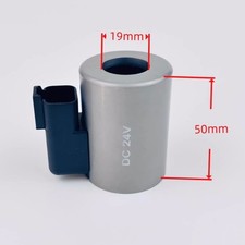 XCMG Sanyi Excavator Parts Solenoid Valve Coil ID19mm, H50mm Waterproof Type, Tw