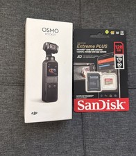 DJI Osmo Pocket 1 OT110 4K Action Gimbal Camera  128gb MicroSD memory card