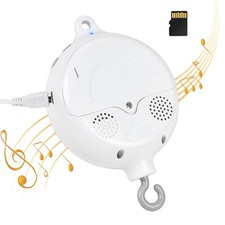Bluetooth Mobile for Crib, Mobile Rotary Music Box Spinner with Rotating Hook...