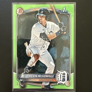 2025 Bowman - Prospects Kevin McGonigle #BP-79 Neon Green /399 (RC)