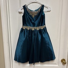 Little Rosie Pageant Short Dress Peacock Size 8