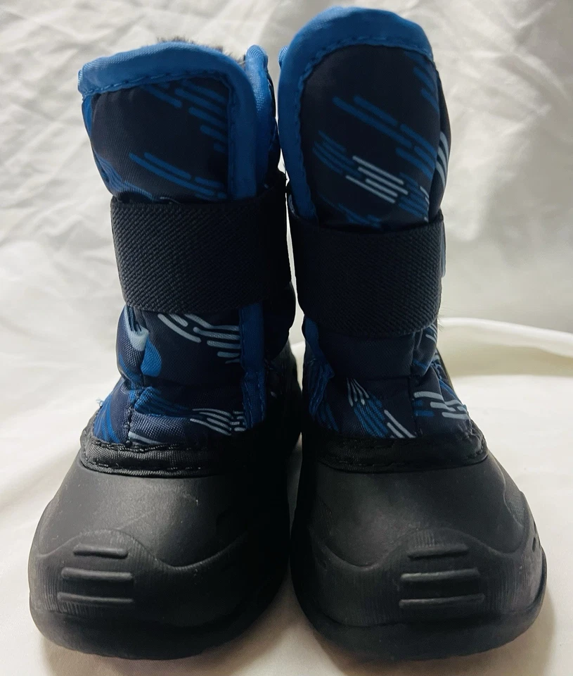 Botas de nieve de invierno Kamik Snowbug2 para niños pequeños talla 5 azules impermeables cálidas aisladas Foto 3 de 4