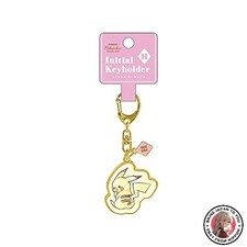 NEW Kamio Japan Pokemon Pikachu Initial Keychain H 300273