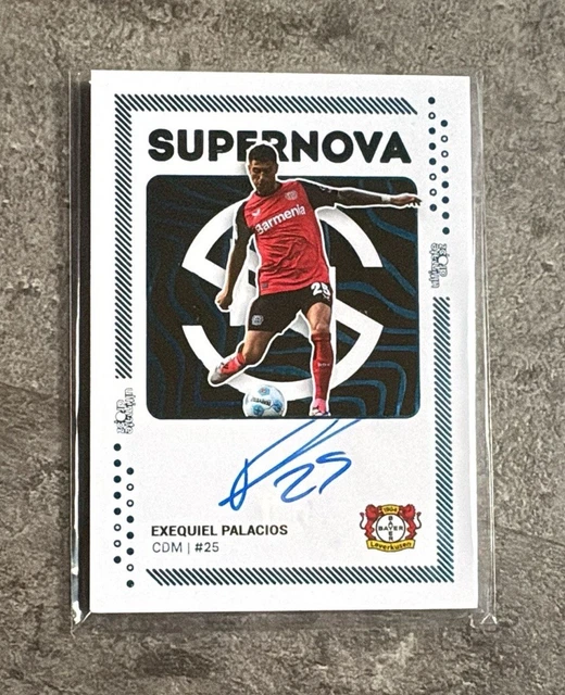 Ultimate Dropz Supernova Exequiel Palacios 05/05 On-Card AUTO – Bayer Leverkusen
