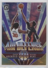 2021-22 Panini Donruss Optic Air Defense Purple Prizm Bam Adebayo #4 3pu