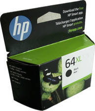 HP N9J92AN Original Ink Cartridge 64XL Black EXP: 03/2026 New in Box/Unused 