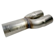 Ss 2-1 Exhaust Merge Collector 1.625 Id 2 Od 16gauge Ready To Weld New Ss 2-1 Exhaust Merge Collector 1.625 Id 2 Od 16gauge Ready To Weld New