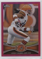 2012 Topps Chrome BCA Refractor 389/399 Josh Cribbs #66 1e9z