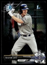 2017 Bowman Draft Chrome Tristen Lutz Milwaukee Brewers #BDC-164