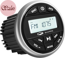 Marine Radio Bluetooth Stereo Audio Waterproof Radio Boats FM AM Gauge Stereo Go
