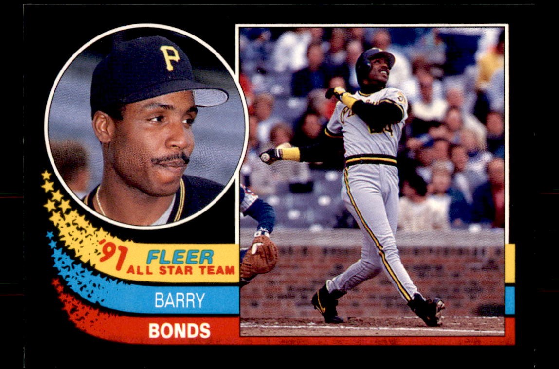 1991 Fleer #5 Barry Bonds '91 Fleer All-Star Team