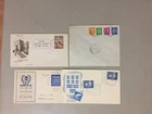 Four '40 Israel covers:fdc with picture and slogan,special event cover w/picture
