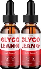 2 Pack Glyco Lean Liquid Drops GlycoLean Drops Extra Strength Natural Blend