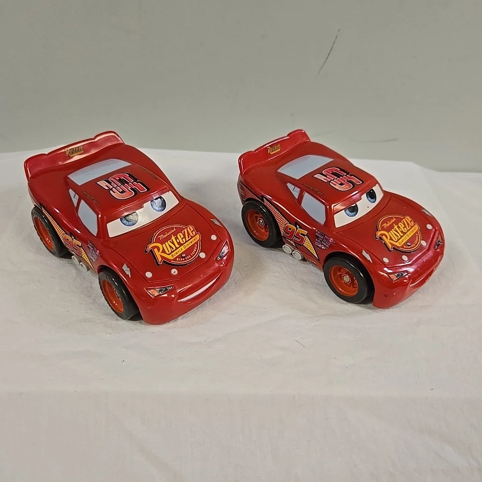 Disney Pixar Cars 2005 Mattel Lightning McQueen Shake N Go Toy Works Foto 2 de 4