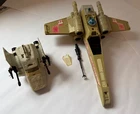 Vintage Kenner 1978 Star Wars X-Wing Fighter & 1983 Imperial Shuttle Pod READ