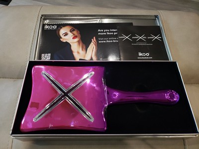 IKOO PADDLE X  Blow Dry & Styling Hair Brush LOVE AFFAIR Pink Brand New