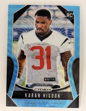 2019 Panini Prizm #333 Karan Higdon Blue Wave #/199