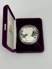 1986-S American Silver Eagle Proof $1 1oz .999 Silver w/ Box & COA