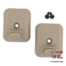 Sun Visor Clip Retainer Holder  w/Screws for Sunvisor Panel Driver Camel Tan