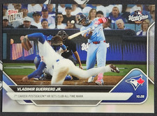2025 Topps NOW Vladimir Guerrero Jr. 7th postseason HR Sets Club Mark