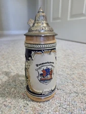 Vintage Bremerhaven Germany Beer Stein 7 Inch