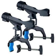 Fishing Rod Holders for Boat, Upgraded Fishing Rod Holder with Enlarge Clamp ...