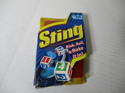 NIB Sting Dice Game Fundex 2007 Classic Game Vintage NEW SEALED STORAGE CASE