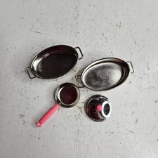 Tyco Kitchen Littles Deluxe Stove lot of Pans ONLY