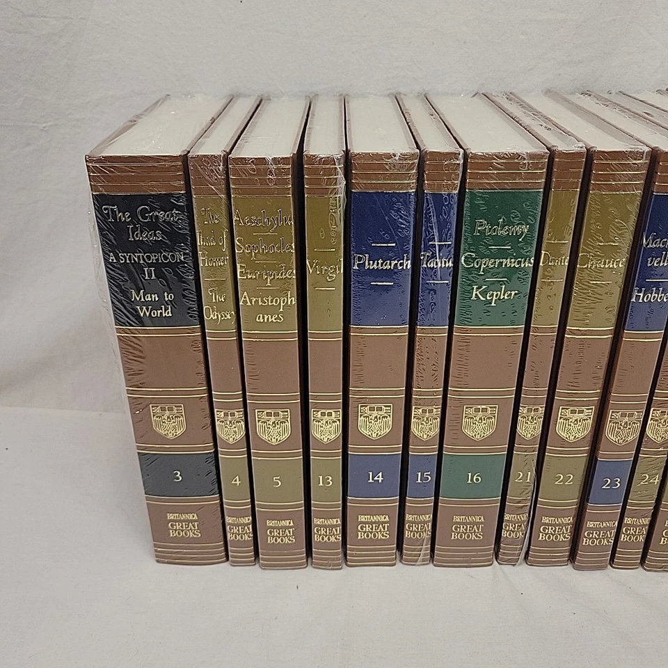 39 Britannica GREAT BOOKS OF THE WESTERN WORLD 1978 CLASSICS NEW SEALED Foto 3 de 4