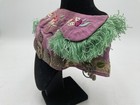 ANTIQUE CHINESE CHILD SILK EMBROIDERED SILVER BELLS DEITIES CHARMS HAT — photo 3