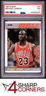 1987 FLEER #59 MICHAEL JORDAN BULLS HOF PSA 7