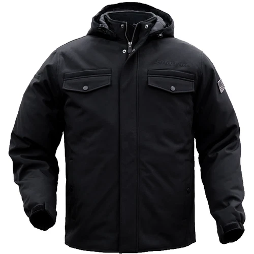 *NEW* Snap-on Tools Jacket XL *BLACK* Hooded, Insulated, 2024-25 Adams Jacket - product listing photo