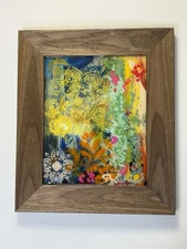 Erick Picardo Original Hand Signed Artwork Acrylic Mixed Media On Glazed Canvas