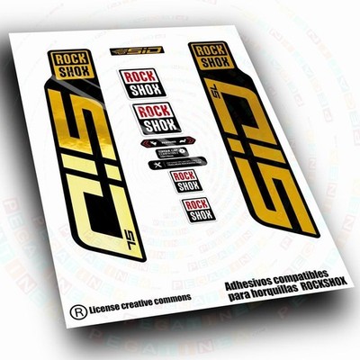 WP679 AUFKLEBER KOMPATIBEL MIT ROCKSHOX SID SL BASE GABEL 2024-2027