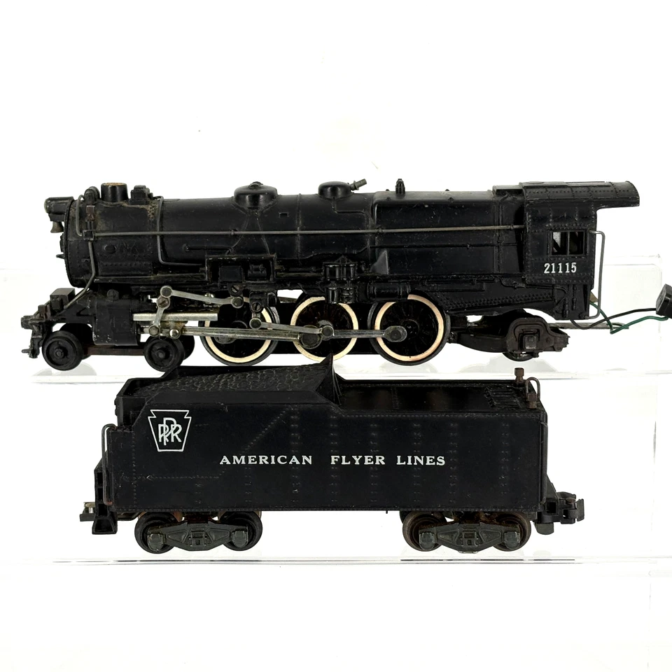 S American Flyer 21115 Pennsylvania PRR K5 4-6-2 Steam Locomotive & Tender READ - Image 2 of 4