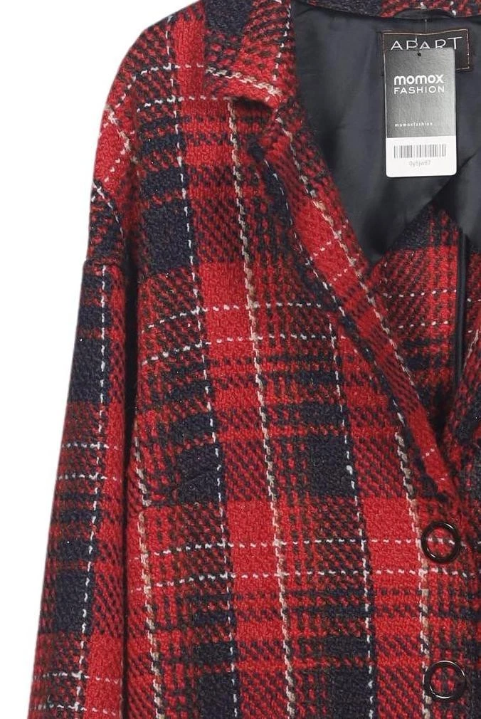 APART Mantel Damen Jacke Parka Gr. 42 Wolle Mehrfarbig #dl1uqhv