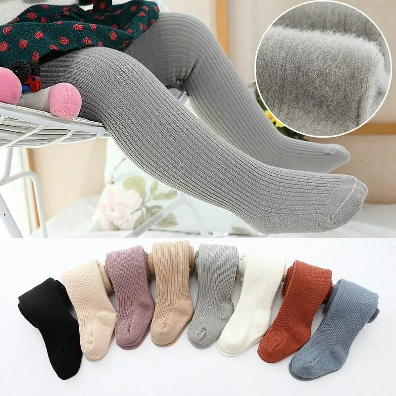 Girls Tights Winter Autumn Warm Baby Clothing Children Stockings 0-6 Years  Old