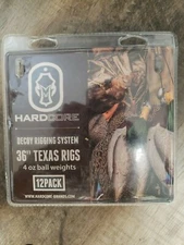 Hard Core Decoy Weights Texas Rig Weight 36" With 4Oz Ball Weights