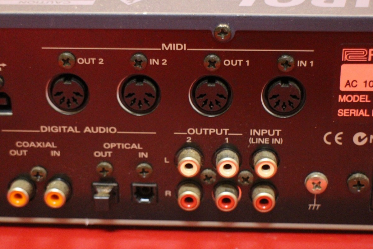 USED Roland Edirol SD-90 Studio Canvas MIDI Sound Module Interface