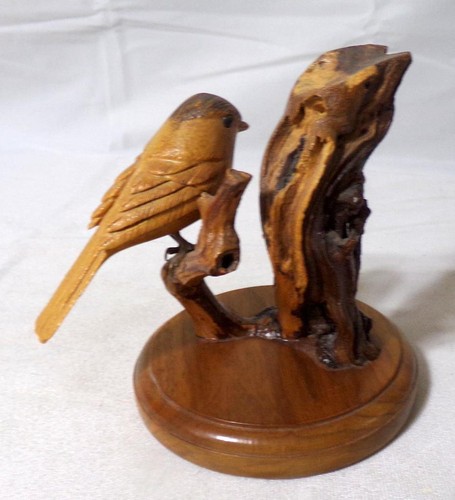 Impressions in Wood Hand Carved Richard Southard Sculpture Wood Carving - Picture 2 of 9