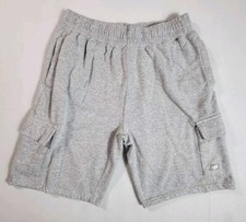New Balance Sweat Shorts Drawstring Waist Boys Size XL 18/20 Gray