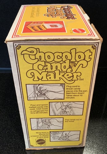 Vintage Mattel 1979 Chocolate Candy Maker Playset Pre-Owned TESTED AND WORKS - Picture 17 of 19