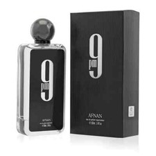Afnan 9 PM Eau De Parfum Perfume For Men 3.4 Oz / 100 ml New