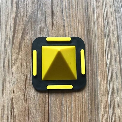 Creative Lazy Phone Holder Colorful Silicone Pyramid Desktop Stand For All - Photo 11 sur 13