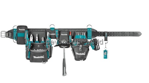 Makita E-15235 Ultimate Heavyweight Tool Belt Pouch Set ⭐Tracking⭐ - 第 1/2 張圖片