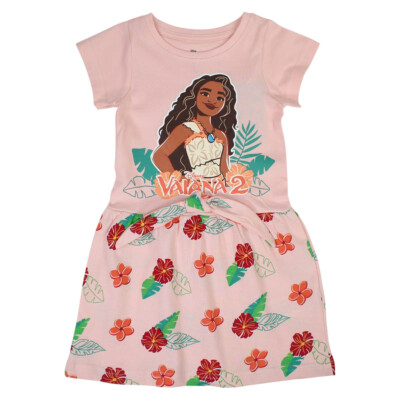 Disney Vaiana 2  Sommerkleid   Gr.  92 - 128    Rosa  NEU