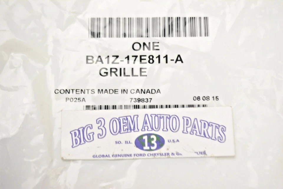 2011-2015 Lincoln MKX LH lâmpada de neblina lateral do motorista moldura de ébano novo fabricante de equipamento original BA1Z-17E811-A - Imagem 3 de 3