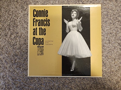 CONNIE FRANCIS AT THE COPA (VG+) E3913 LP VINYL RECORD - 第 1/4 張圖片