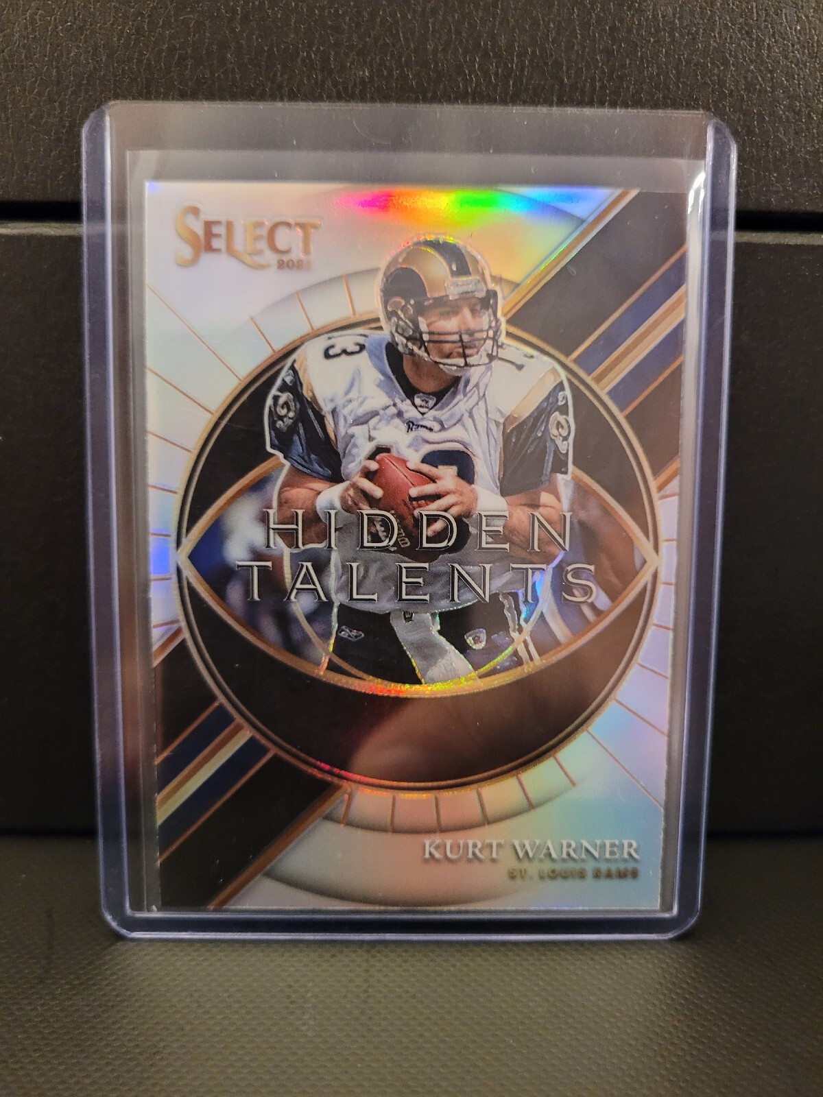 Kurt Warner Silver Prizm Hidden Talents 2021 Panini Select St. Louis Rams