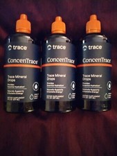ConcenTrace®, Trace Mineral Drops, 8 fl oz Lot of 3 Exp 6/2027 🆕 Sealed